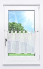 beige Vorschau Scheibengardine von Lysel Outlet - Landhausharmonie #1W beige