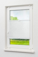 reinweiß Vorschau CleverFix Plissee Krokodilia Reinweiß #0B reinweiß