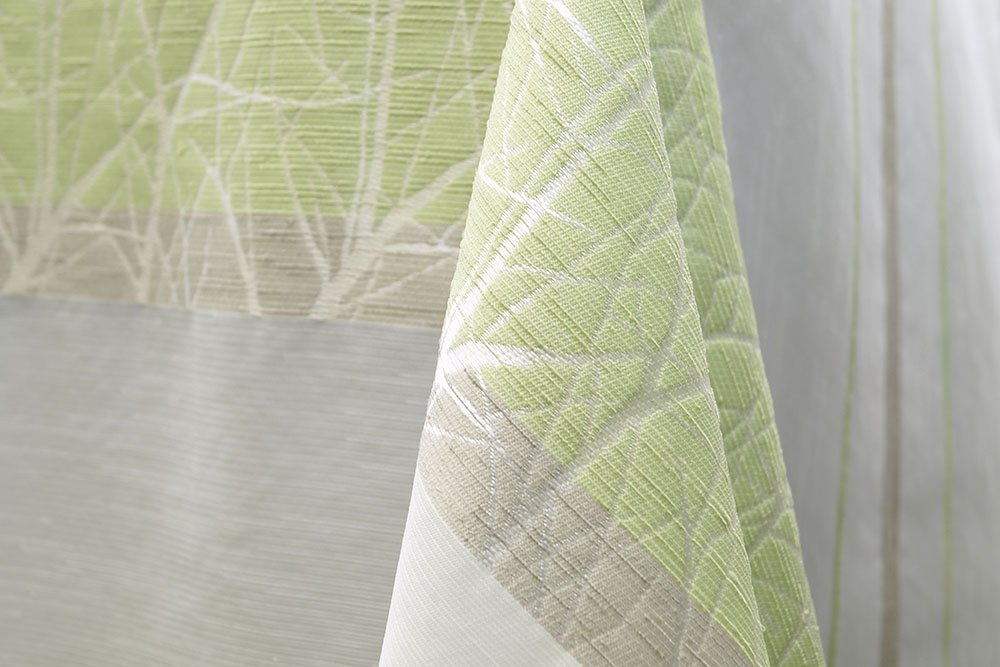 Lysel Stoffe Structure Stripes grün