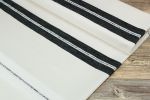natur- schwarz Vorschau Dekostoff Webstreifen #0N natur- schwarz