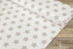 beige Vorschau Dekostoff Sternchen #0A beige