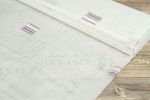 beere Vorschau Gardinenstoff Strichcode #0A beere