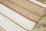 kupfer Vorschau Gardinenstoff Structure Stripes #0A kupfer