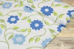 grün-blau Vorschau Dekostoff Tagblumen #0N grün-blau