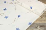 natur- blau Vorschau Dekostoff Glockenblümchen #0N natur- blau