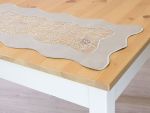 graubeige Vorschau Deckchen Merida 25x50 #0U graubeige