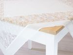 ecru Vorschau Mitteldecke Gespinst 85x85 #0U ecru