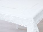 reinweiß Vorschau Tischdecke Häkeltraum 170x130 #0R reinweiß