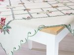 moosgrün Vorschau Mitteldecke Weihnachtszauber 85x85 #0U moosgrün