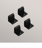 schwarz Vorschau SET Befestigungswinkel Cosiflor #0L schwarz