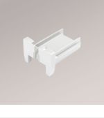 weiß Vorschau Endstück für Schienenprofil sensuna® Decomatic #1F weiß