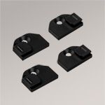 schwarz Vorschau SET Flachträger sensuna® Decomatic #1F schwarz