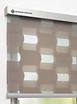 Rollo DoppelDoppio Quadri 54.03.2 Fensteransicht