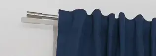 blaue Vorhnge und Gardinen