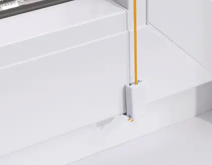 Sensuna® Clip von Window Fashion Window Fashion Sensuna® Clip – moderner Klemmträger für Plissee