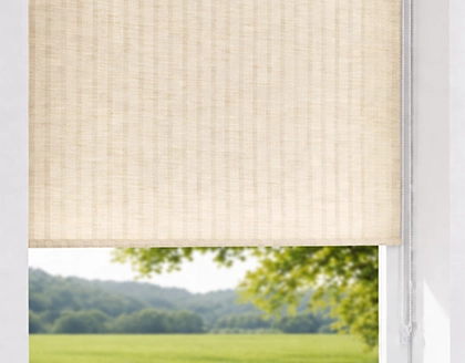 Bambus Rollo nach Maß in beige