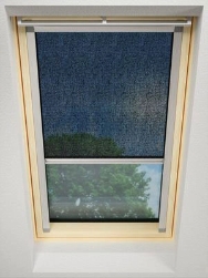 Transparente Dachfensterrollos