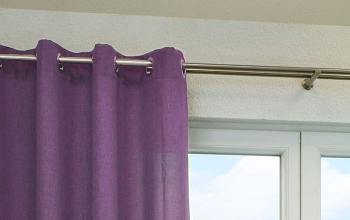 Lila Vorhänge und Gardinen - Kreative Fensterdekoration
