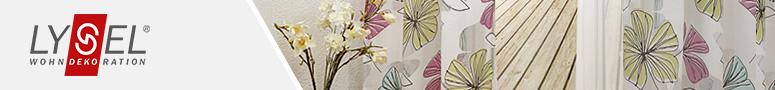 Gardinenschals mit Muster und Motive Gardinenschals mit Motive & Muster