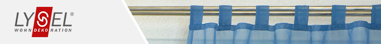 Schlaufenschals und Schlaufenvorhänge aus dem Raumtextilienshop Schlaufenschal, Gardinenschals