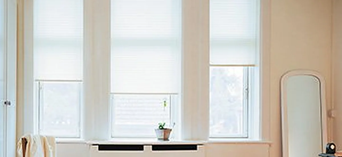 Sichtschutz durch Plissees für Innenräume