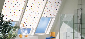 Sonnenschutz mit Dachfensterrollos