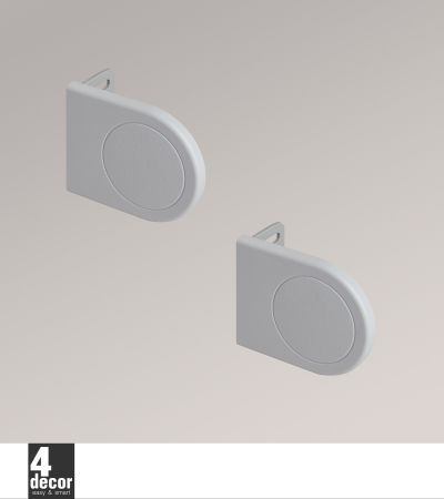 Trgerset Welle 38mm fr Basisrollos L 4decor