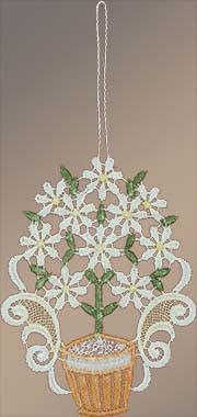 Fensterbilder Margeritenbäumchen