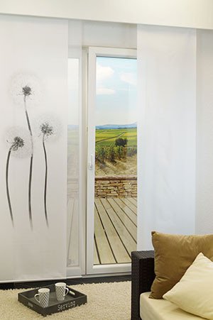 Ambiente Pusteblumen Schiebegardinen