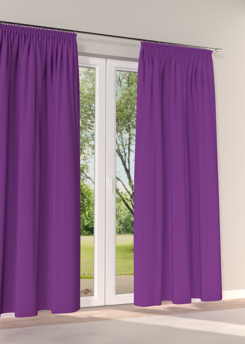Dekoschal in violett