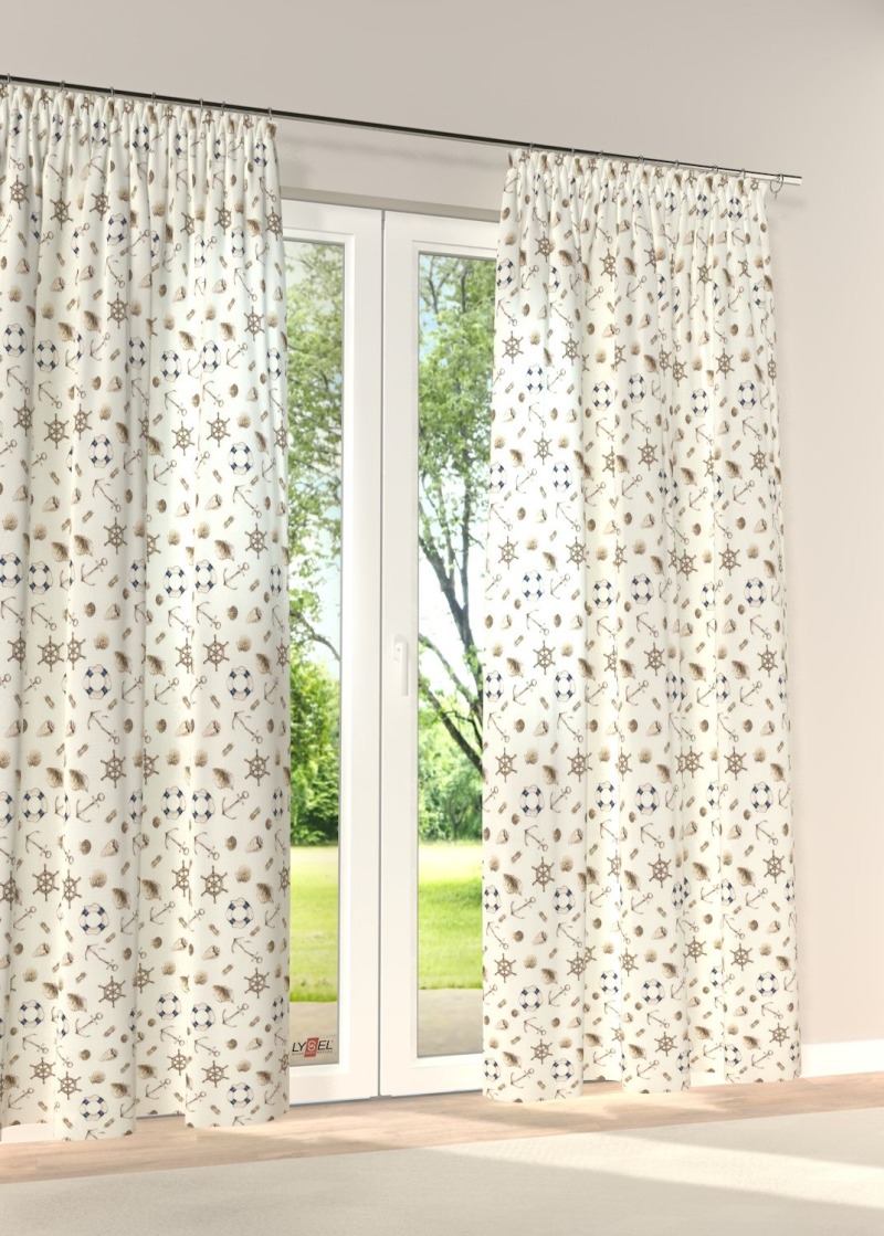 Dekoschal in beige