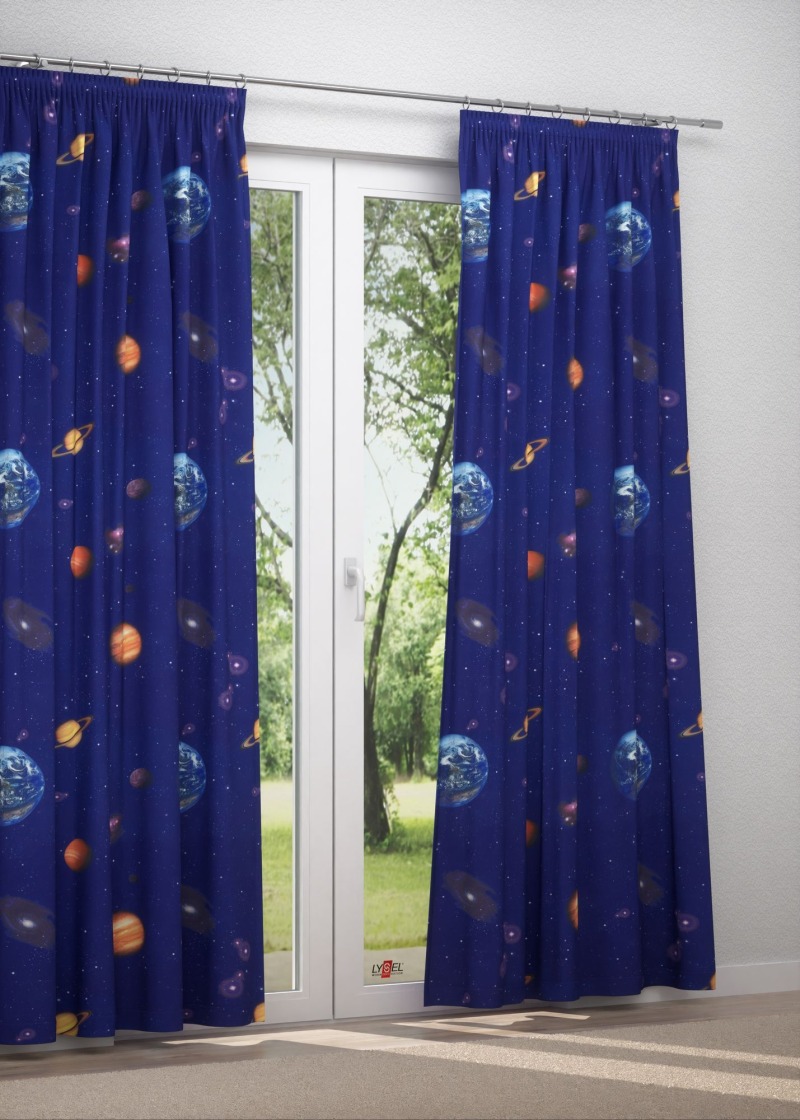 Dekoschal in Blau