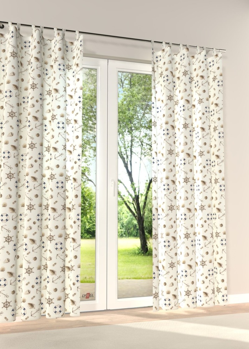 Schlaufenschal in beige
