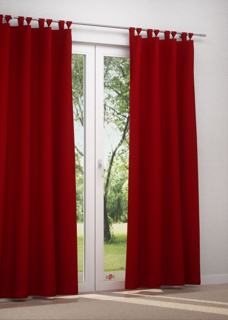 Schlaufenschal in rot