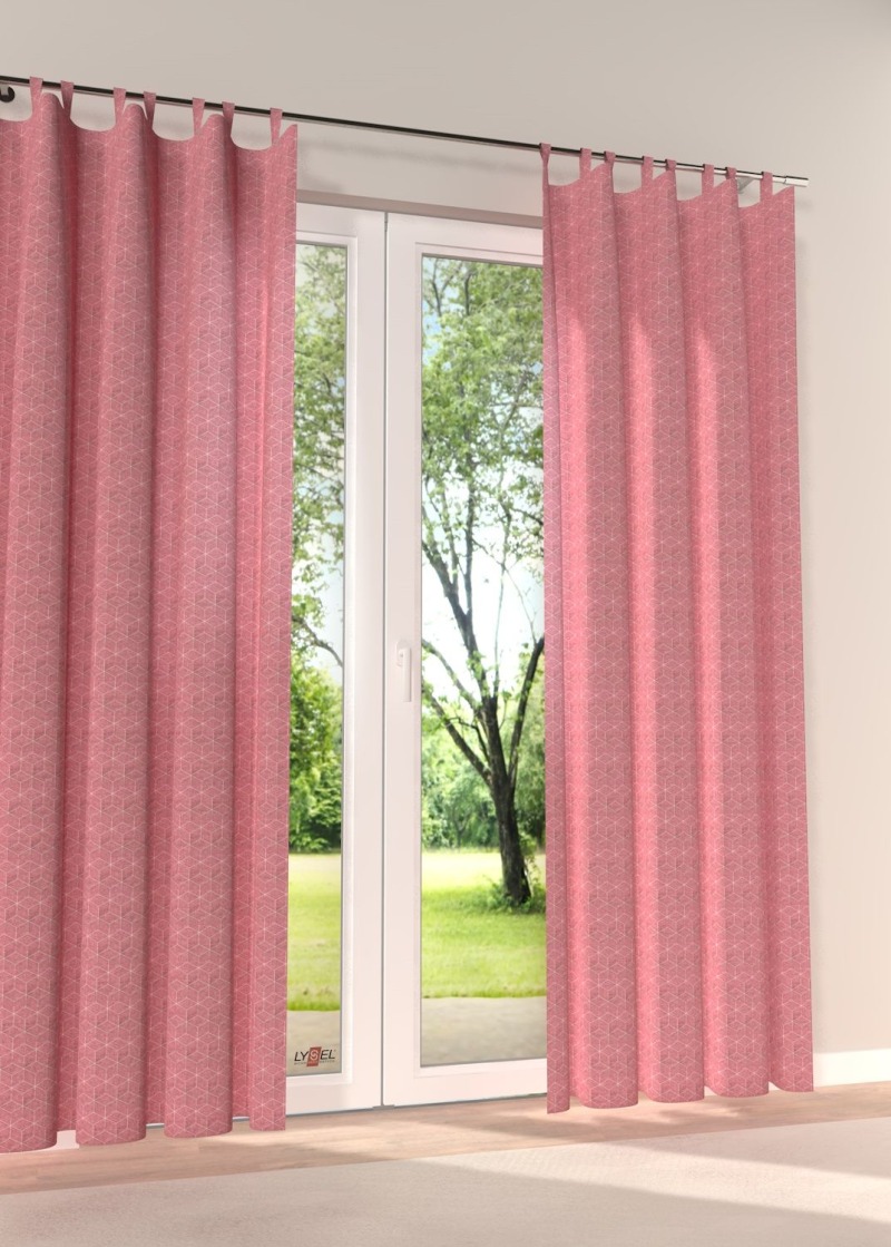 Schlaufenschal in rosa