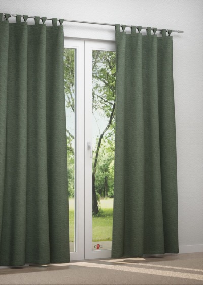 Schlaufenschal Lysel #2T Bocas in blau-beige