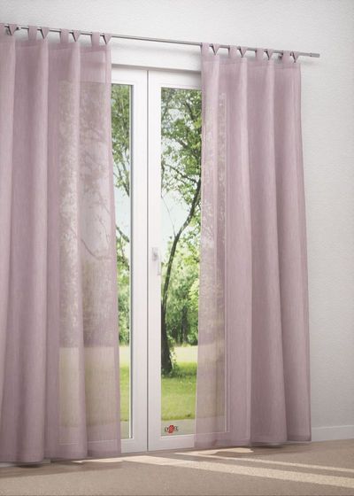 Schlaufenschal in Rosa