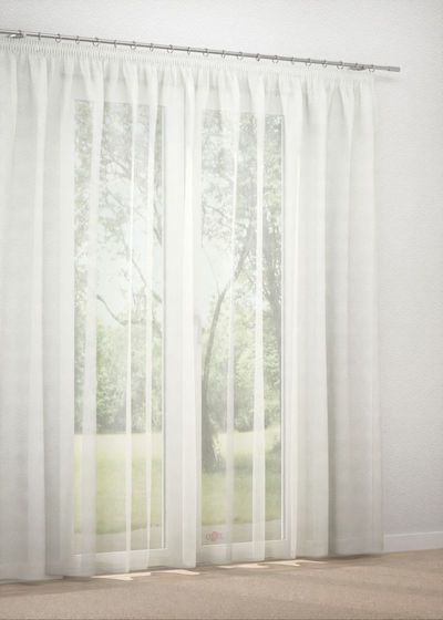 Gardinenstore in Weiß