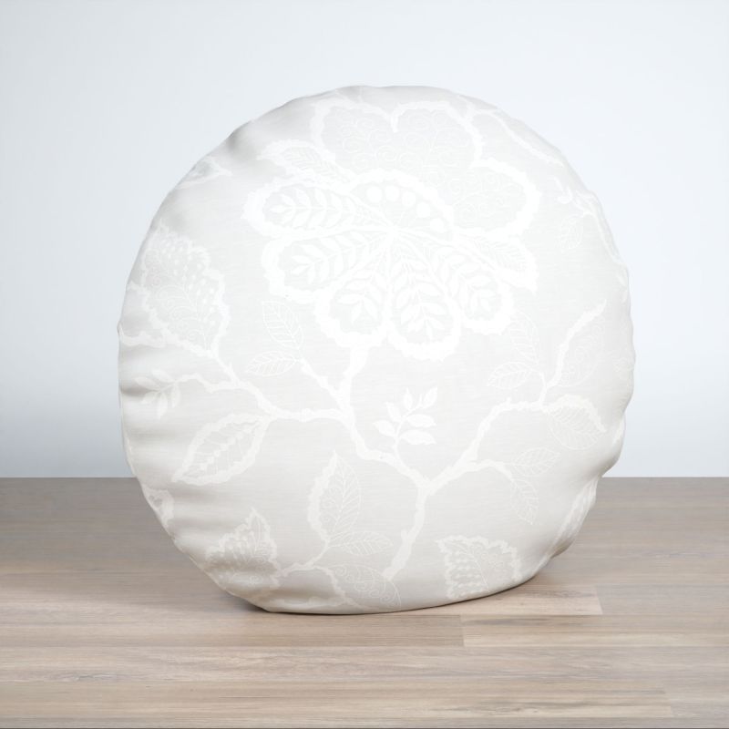 Dekokissen rund in beige