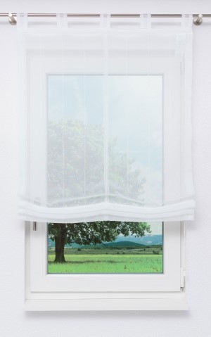 Raffrollo 120x160cm grau Raffgardine Fenster Faltrollo Rollo Gardine Küche 