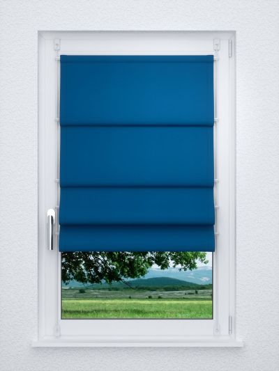 Raffrollo smart in Blau