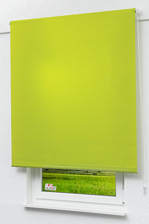 Lysel Outlet - Basisrollo Tageslicht Gelbgrün