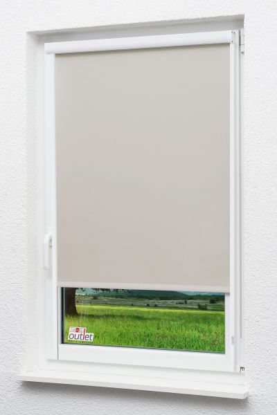 ArtikelbildLysel Outlet - Kassettenrollo abdunkelnd mit Seitenblenden Elfenbein #1W