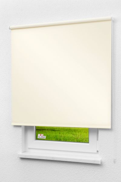 Lysel Outlet - Verdunkelungsrollo Shiny Creme
