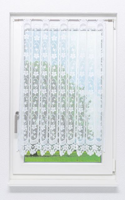 ArtikelbildScheibengardine Lysel - Blumenliane #1W weiß