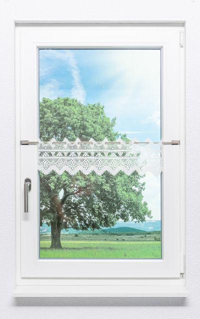 ArtikelbildScheibengardine Lysel - Lochstickerei #1W natur