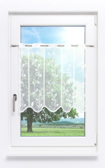ArtikelbildScheibengardine von Lysel - Rankendesign #1W wei
