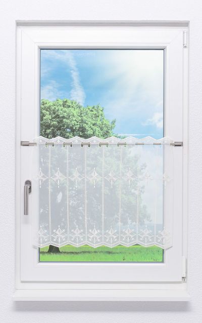ArtikelbildScheibengardine Plauener Spitze - Windrose #1W