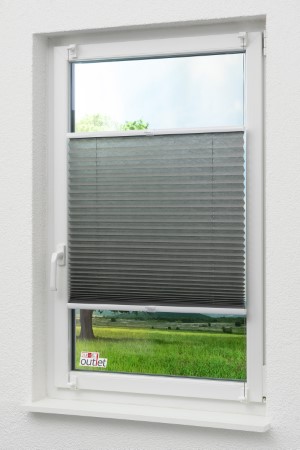 Klemmfix Plissee zum klemmen - bequem an Ihrem Fenster montieren