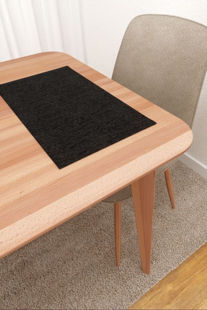 Platzdeckchen in schwarz